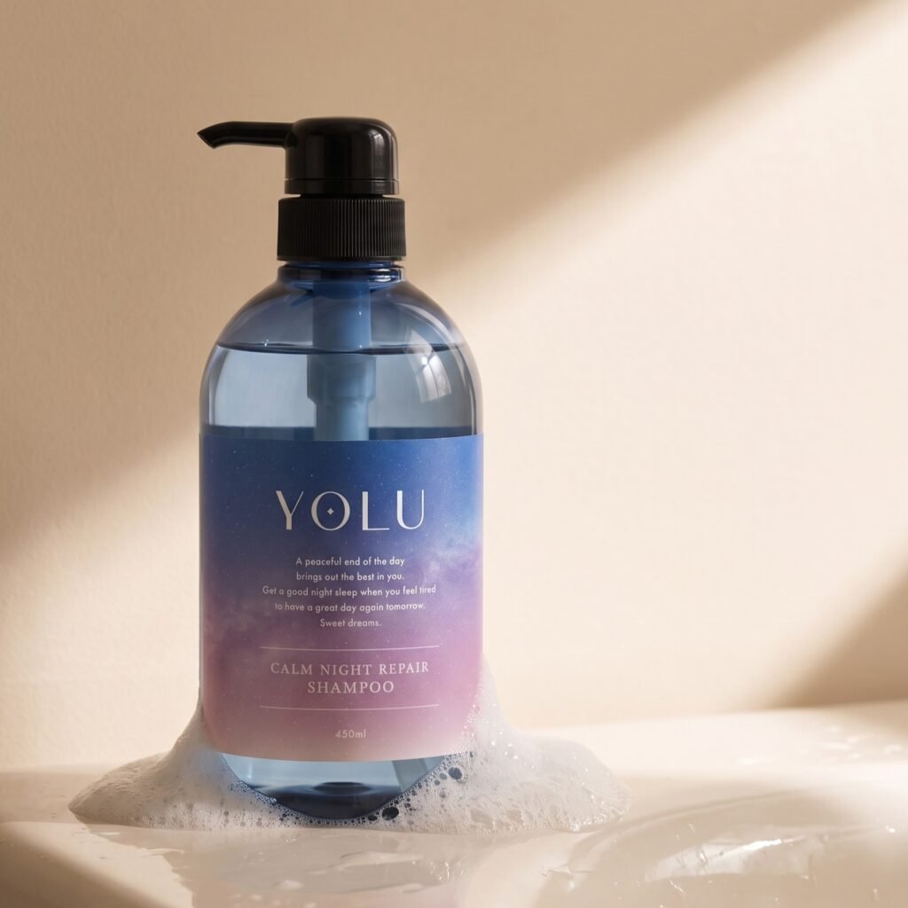 YOLU Calm Night Repair Shampoo/Treatment, Japanese shampoos
