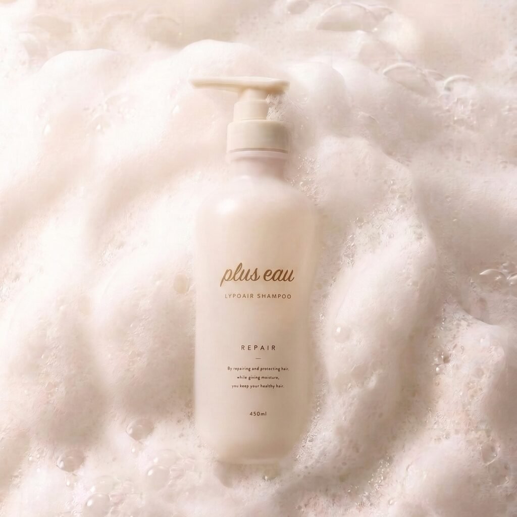 plus eau Mellow Shampoo/Treatment, Japanese shampoos